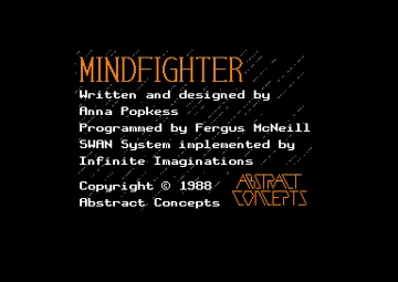 Mindfighter (UK) (1988) screen shot title